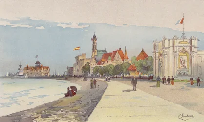 Foreign Buildings along the Shore